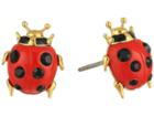 Vivienne Westwood Ladybird Earrings (red Resin/black) Earring