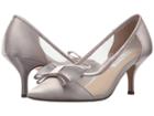 Nina Bianca (silver Crystal Satin/mesh) Women's 1-2 Inch Heel Shoes