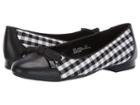 A2 By Aerosoles Handout (black/white Combo Fabric) Women's Flat Shoes