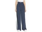 Juicy Couture Striped Wide Leg Pants (regal Melrose Stripe) Women's Casual Pants