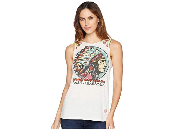 Double D Ranchwear The Warrior's Tank Top (string) Women's Sleeveless