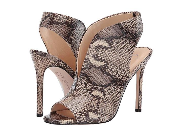 Jessica Simpson Javrey (neutral Glossy Dessert Snake Print) Women's Shoes