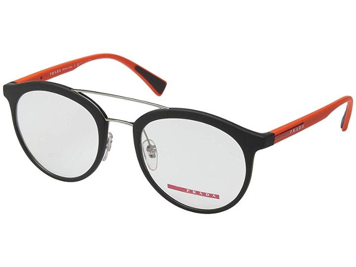 Prada 0ps 01hv (grey Rubber) Fashion Sunglasses