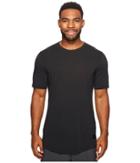 Under Armour Ua Baseline Long Line Tee (black/black/graphite) Men's T Shirt