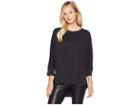 Tribal Dolman Sleeve Knit Top (black) Women's Long Sleeve Pullover