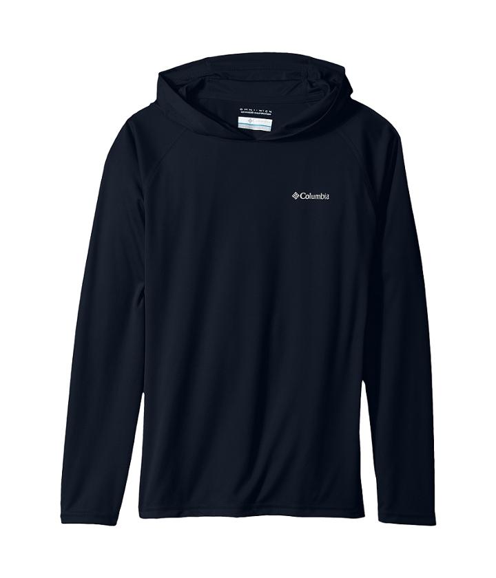 Columbia Kids Terminal Tackletm Hoodie (little Kids/big Kids) (collegiate Navy/white) Boy's Sweatshirt