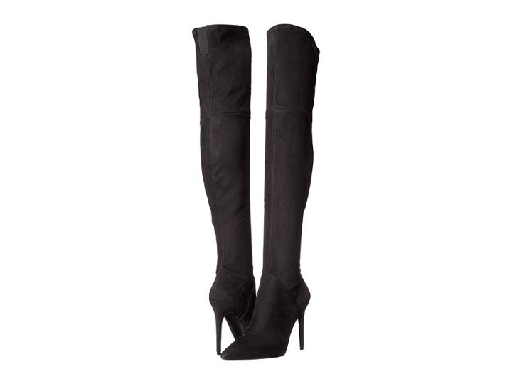 Kendall + Kylie Ayla 2 (black Suede) Women's Shoes