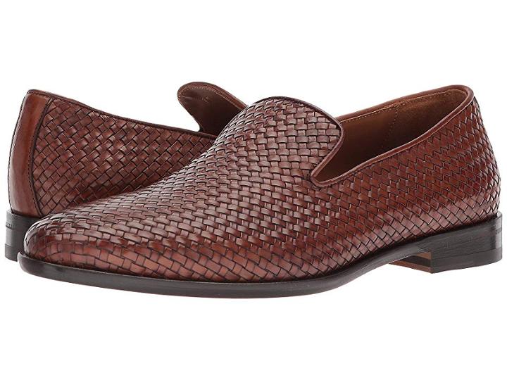 Bruno Magli Picasso (cognac Woven) Men's Shoes