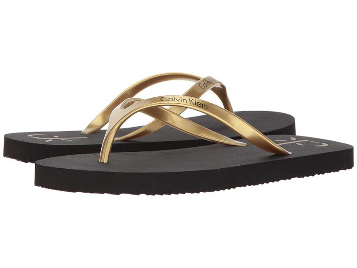 Calvin Klein Sarinah (gold) Women's Shoes