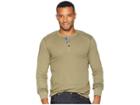 Toad&co Framer Long Sleeve Henley (rustic Olive) Men's Long Sleeve Pullover