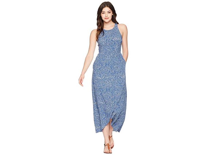 Toad&co Sunkissed Maxi Dress (blueberry Batik Floral Print) Women's Dress