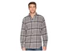 Woolrich Trout Run Flannel Shirt (cinder) Men's Long Sleeve Button Up