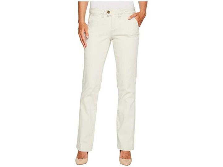 Jag Jeans The Standard Trousers In Bay Twill (stone) Women's Casual Pants