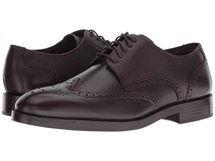 Cole Haan Harrison Grand Shortwing (dark Brown) Men's Shoes