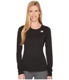 New Balance Accelerate Long Sleeve (black) Women's Long Sleeve Pullover