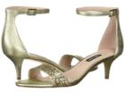Nine West Leisa Heel Sandal (light Gold Multi Metallic) Women's Shoes