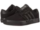 Adidas Skateboarding Seeley J (little Kid/big Kid) (black/black/dark Cinder) Skate Shoes