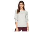 Michael Stars Off The Shoulder Puff Sleeve Pullover (crescent) Women's Clothing