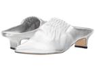 Sigerson Morrison Marie (silver Buttery Leather) Women's Shoes