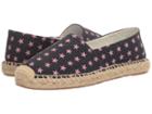 Sam Edelman Verona (pink/navy Star Print Canvas) Women's 1-2 Inch Heel Shoes