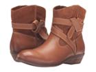 Softwalk Roper (cognac Smooth Leather/cow Suede) Women's Boots