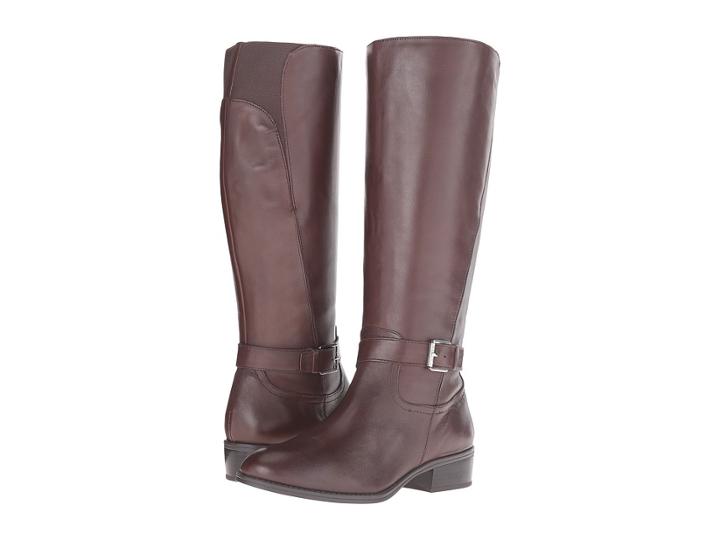Lauren Ralph Lauren Makenzie (dark Brown Burnished Calf) Women's Shoes