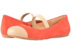 Softwalk Napa Mj (red/nude Soft Leather/smooth Pu) Women's Flat Shoes