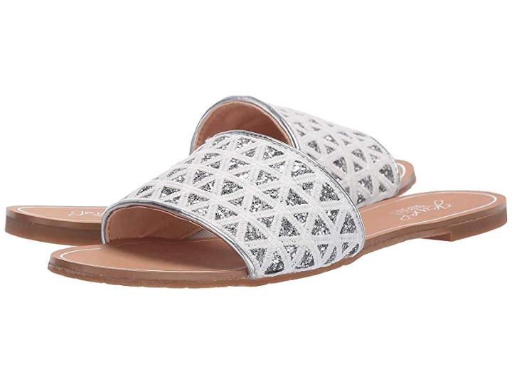 Jewel Badgley Mischka Keyanna (cream/silver) Women's Sandals