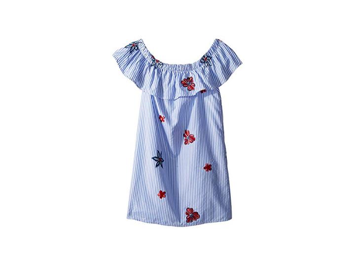 People's Project La Kids Gabby Woven Tunic (big Kids) (navy) Girl's Clothing