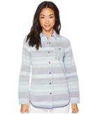 Pendleton Reversible Serape Cotton Shirt (blue Multi) Women's Long Sleeve Button Up