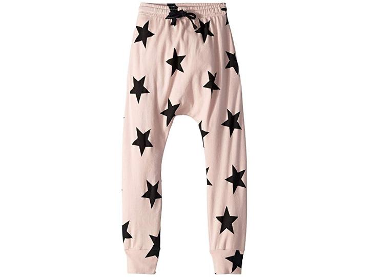 Nununu Star Baggy Pants (little Kids/big Kids)1 (powder Pink) Girl's Casual Pants