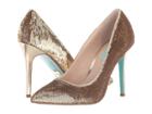 Blue By Betsey Johnson Lani (gold Sequins) High Heels