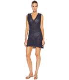 Letarte Crochet Dress (navy) Women's Swimwear