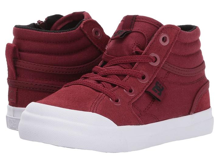 Dc Kids Evan Hi (toddler) (deep Red) Boys Shoes