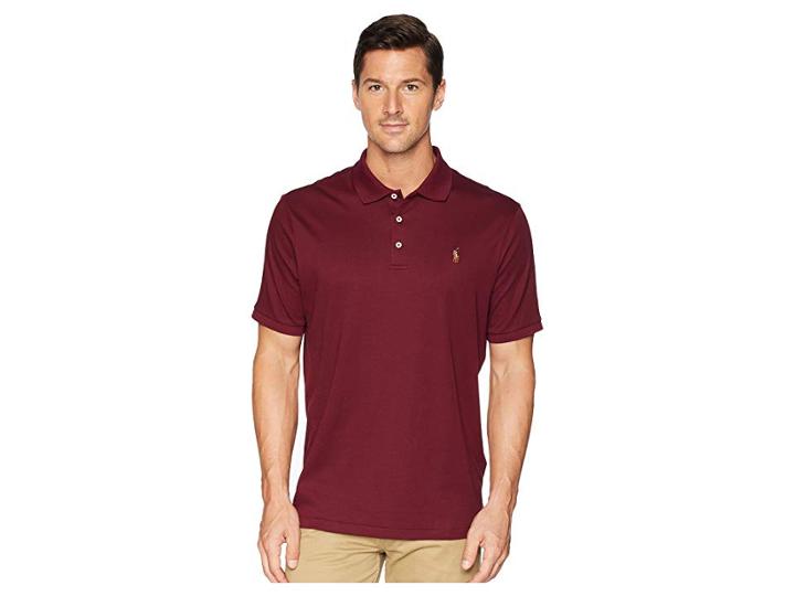 Polo Ralph Lauren Classic Fit Soft Touch Polo (classic Wine) Men's Clothing