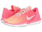 Nike Flex Supreme Tr 5 Training Shoe (racer Pink/pure Platinum/sunset Glow) Women's Cross Training Shoes
