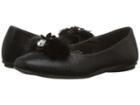 Kensie Girl Kids Fuzzy Toe Flat (little Kid/big Kid) (black) Girls Shoes