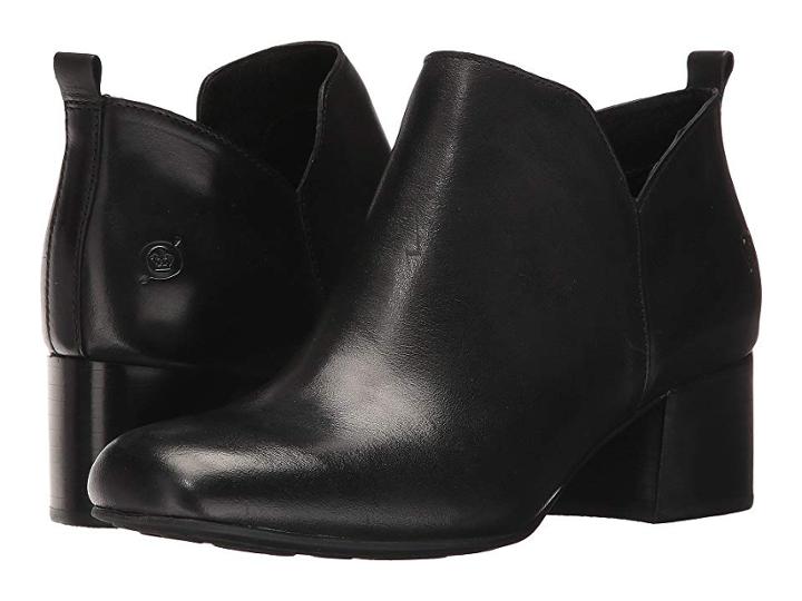 Born Aneto (black Full Grain) Women's Pull-on Boots
