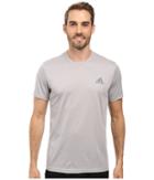 Adidas Essential Tech Crew Tee (medium Grey Heather/vista Grey) Men's T Shirt