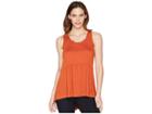 Wrangler Sleeveless Scoop Neck Knit (rust) Women's Sleeveless
