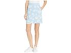 Juicy Couture Sketched Daisy Skirt (blue Chill Sketched) Women's Skirt
