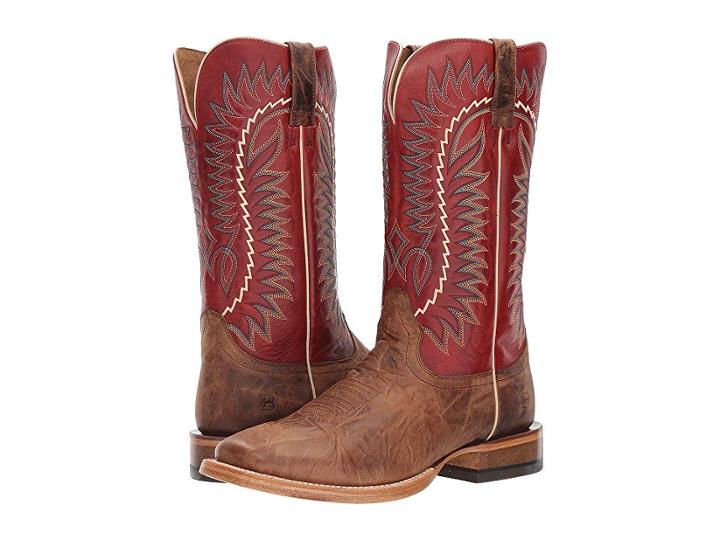 Ariat Relentless Elite (dust Devil Tan/true Red) Cowboy Boots