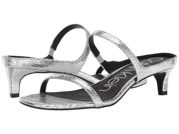 Calvin Klein Domenica (silver) Women's Sandals