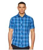 Under Armour Hitch Short Sleeve Woven (mediterranean) Men's Clothing