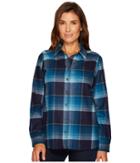 Pendleton Meredith Shirt (blue/green Plaid) Women's Clothing