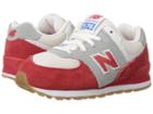 New Balance Kids Kl574v1 (infant/toddler) (red/white) Boys Shoes