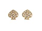 Kate Spade New York Signature Spade Crystal Studs (gold/crystal) Earring