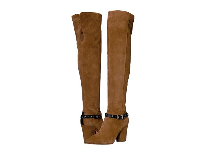 Nine West Sandor (brown/black Suede) Women's Boots