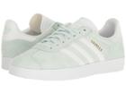Adidas Originals Gazelle (ice Mint/white/gold) Women's Tennis Shoes