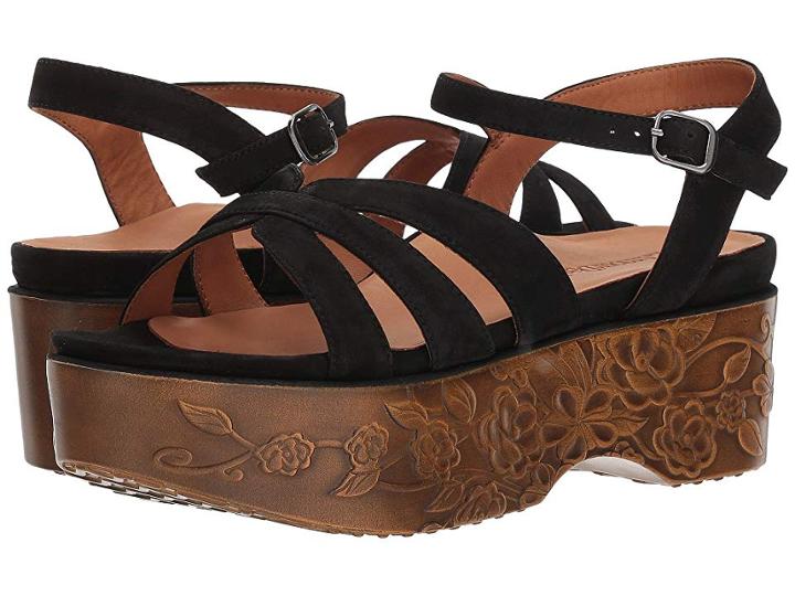 L'amour Des Pieds Gillon (black Nubuck) Women's Sandals